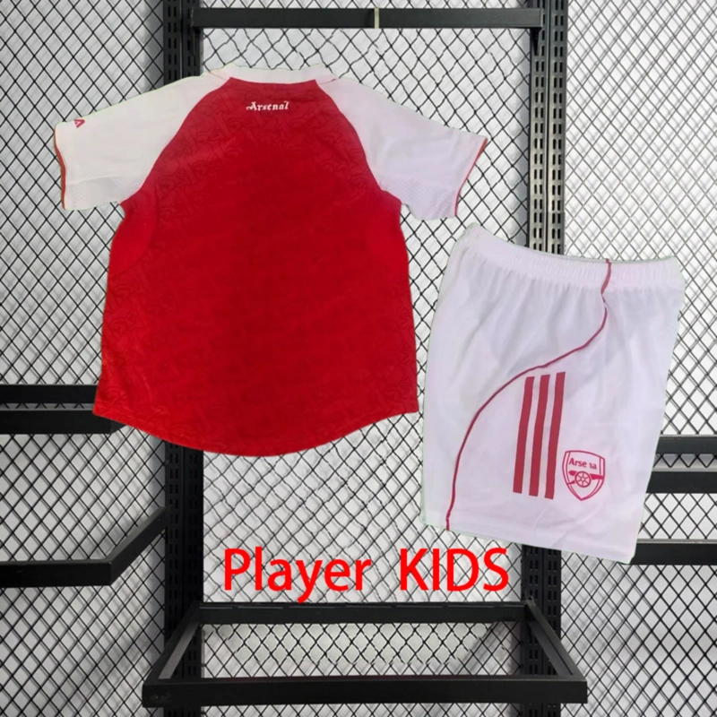 Player 2025-26 Arsenal Home Kids football jersey Player KIDS