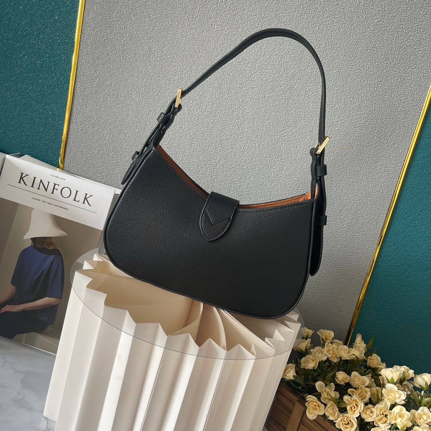 Louis Vuitton Low Key Shoulder Bag Black 25Cm M24611