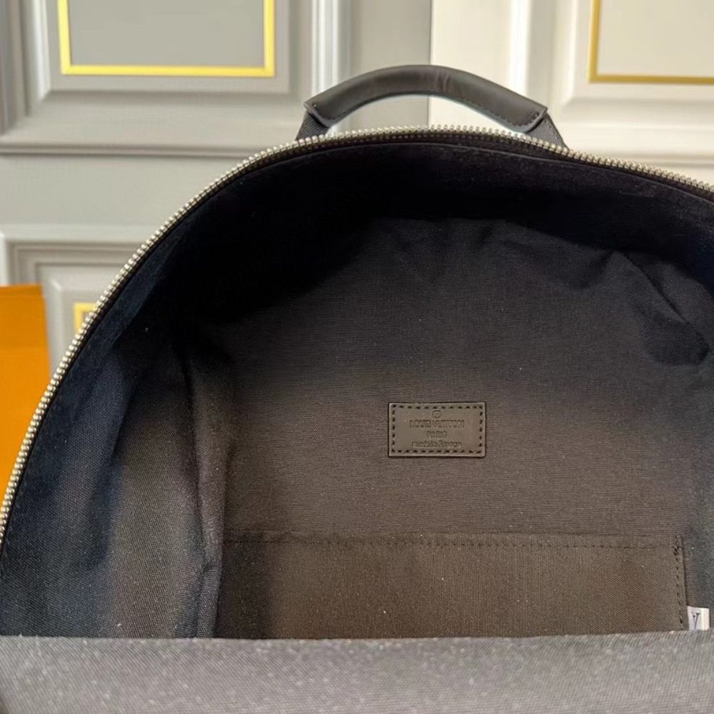 Louis Vuitton Discovery Monogram Eclipse Canvas Backpack Black 28Cm