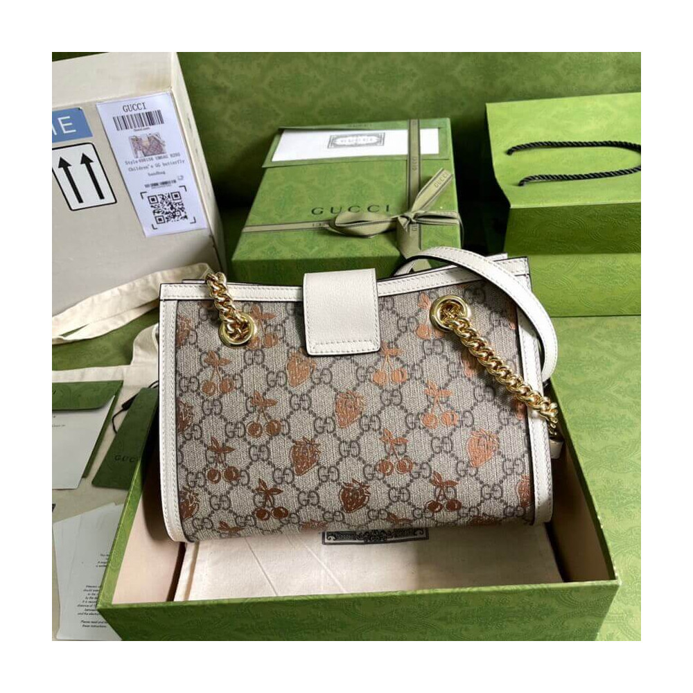 Gucci Padlock Small Berry Tote Bag