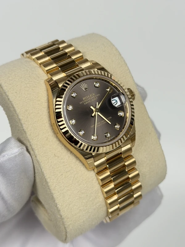 [Superclone] Rolex Datejust 31mm Dark Grey Dial Fluted President 278278