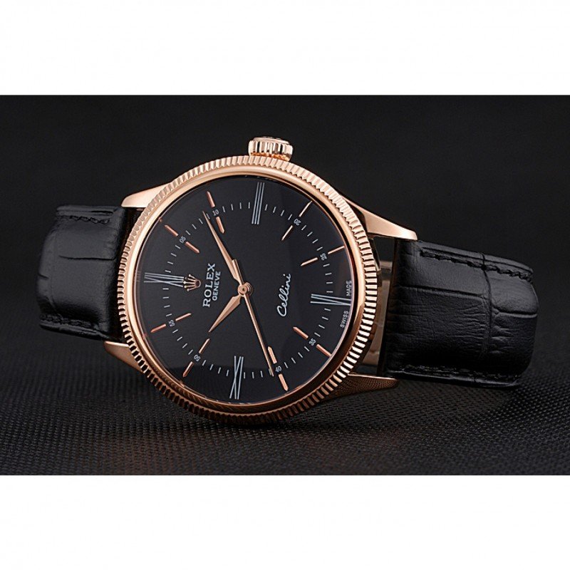 Rolex Cellini 39mm Black Dial 622656
