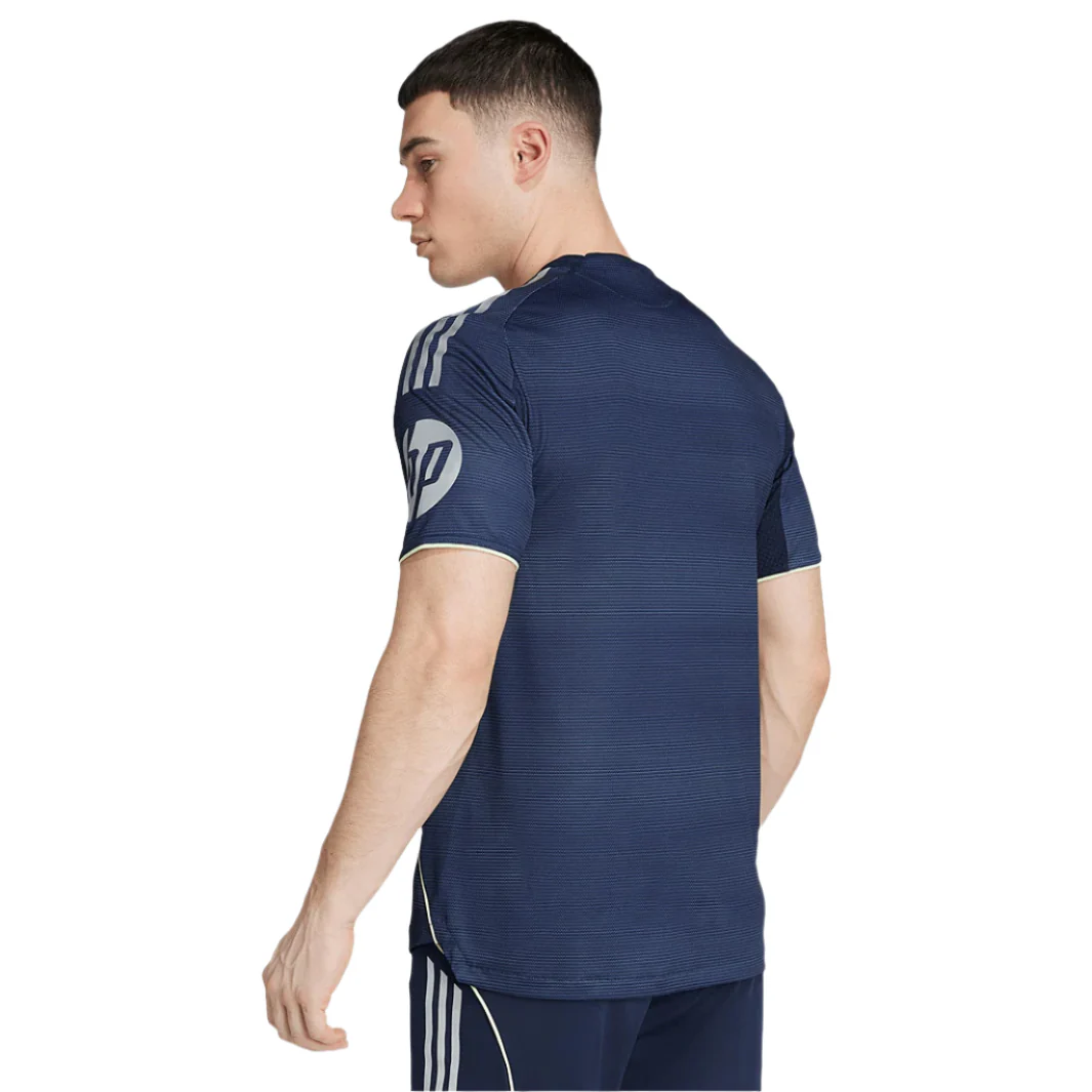 adidas Kylian Mbappé Real Madrid 25/26 Away Jersey w/ Champions League Patches (Legend Ink)