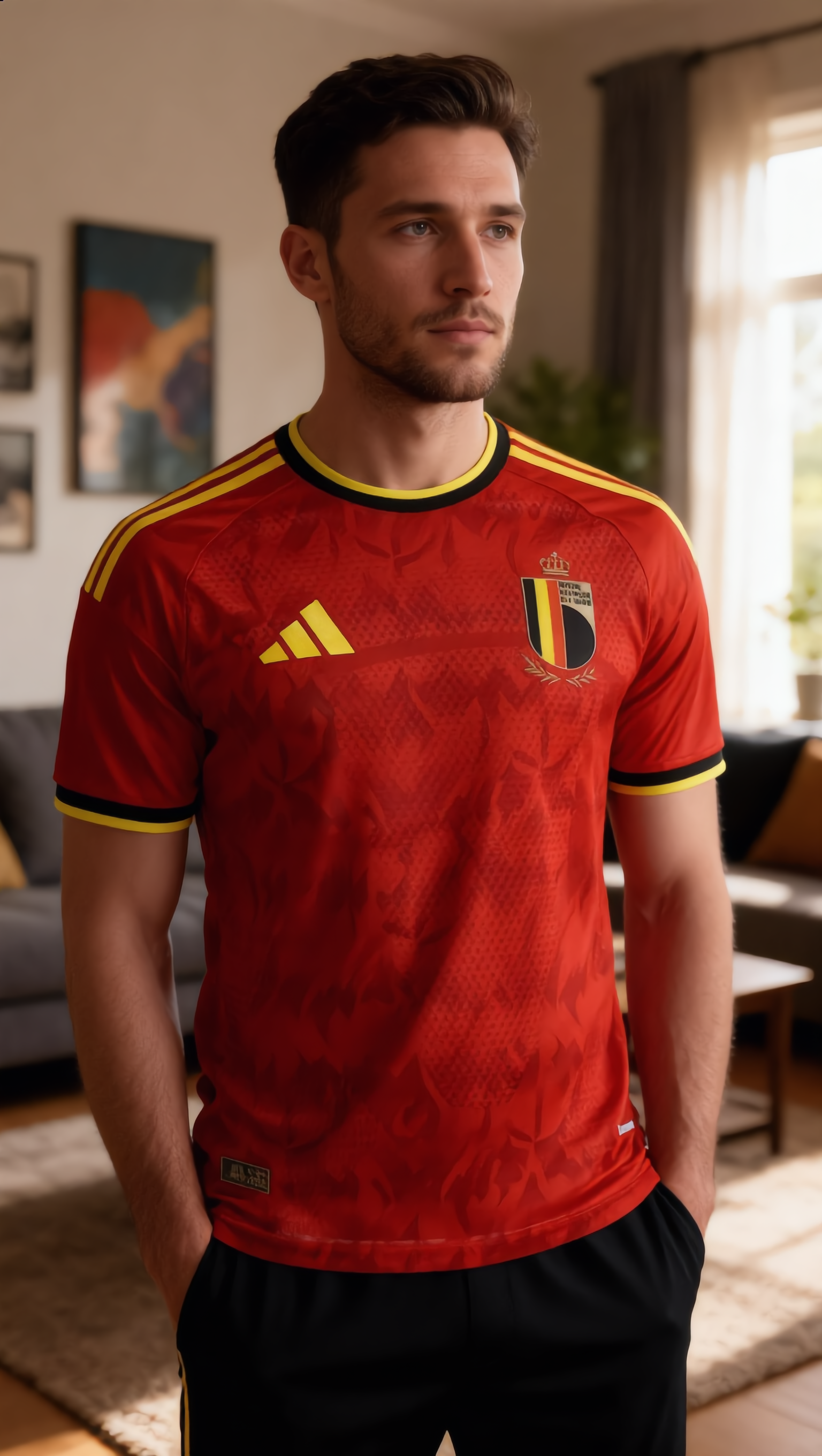 World Cup 2026 Belgium Team Home Football Jersey Player Version - JerseyFun