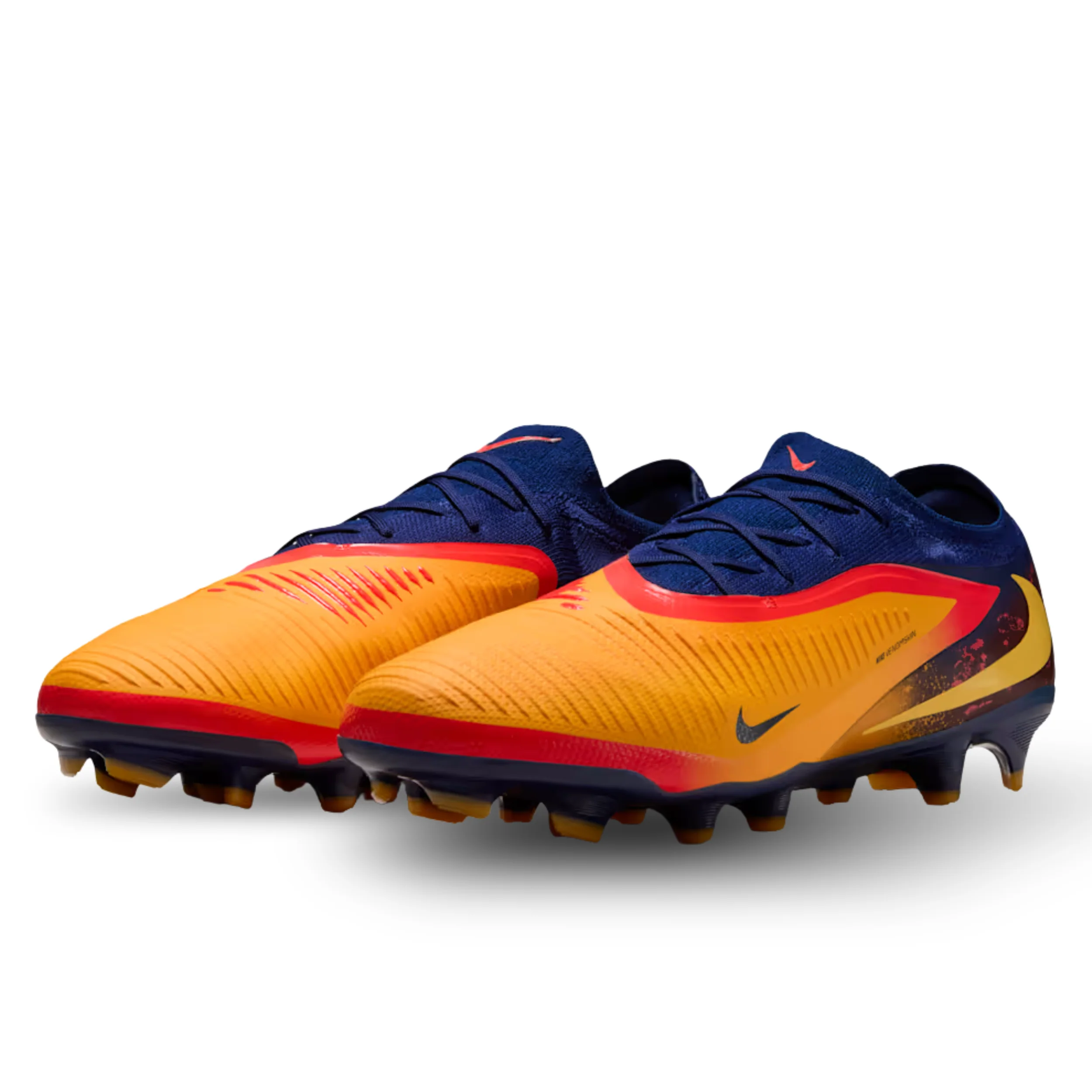Nike Phantom 6 Low Pro Erling Haaland Firm Ground Soccer Cleats (Laser Orange/Lemon Venom)
