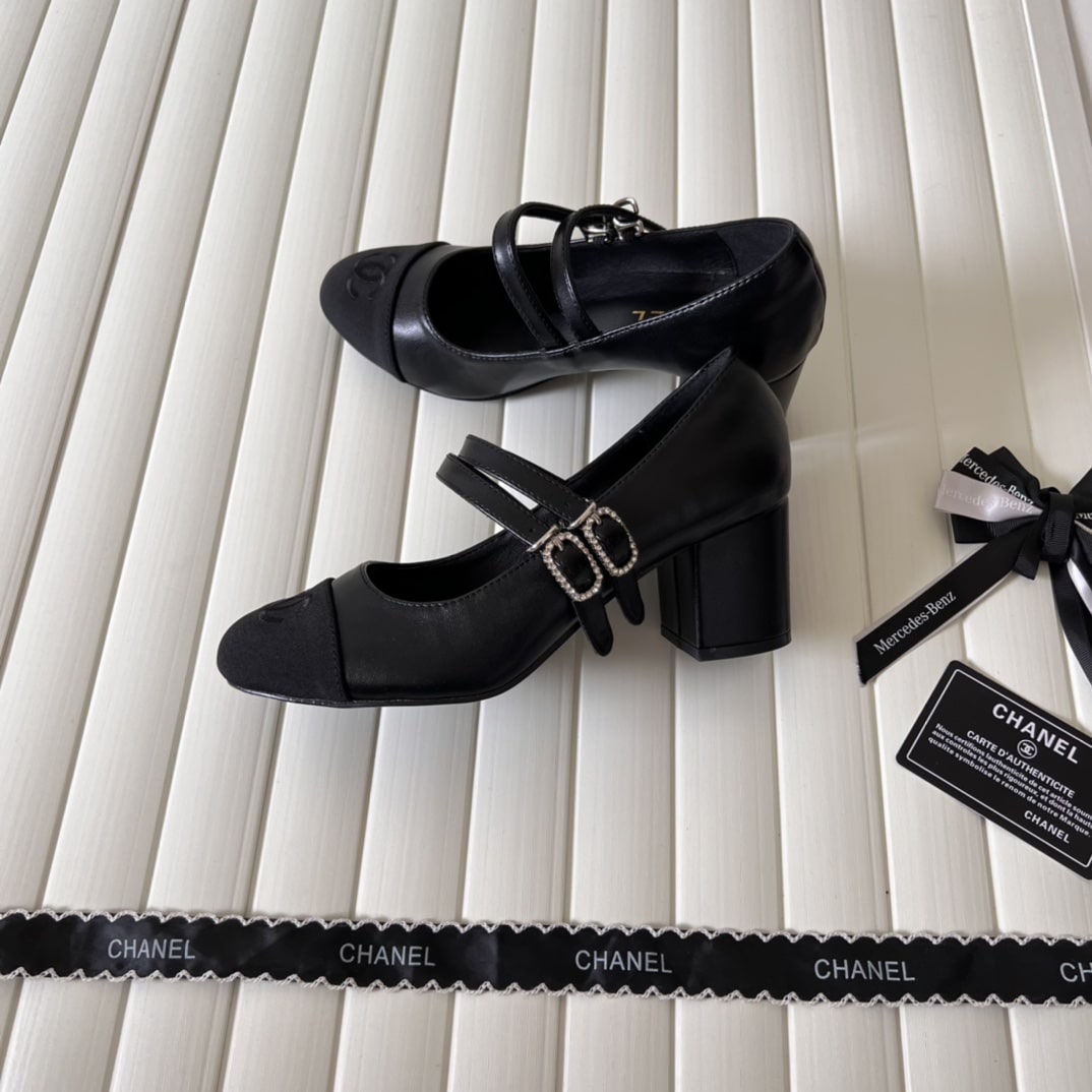 Chanel Mary Janes And Grosgrain Black G45696 B16524 Nx492