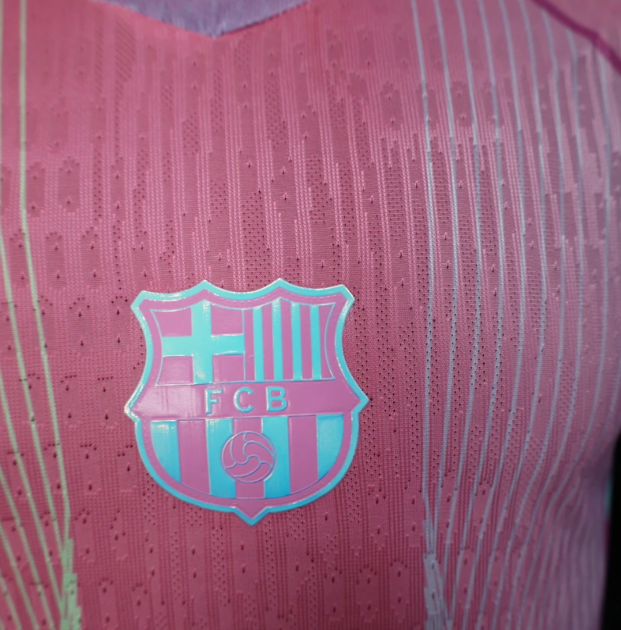 2025/2026 La Liga Barcelona Team Pink Football Jersey - JerseyFun