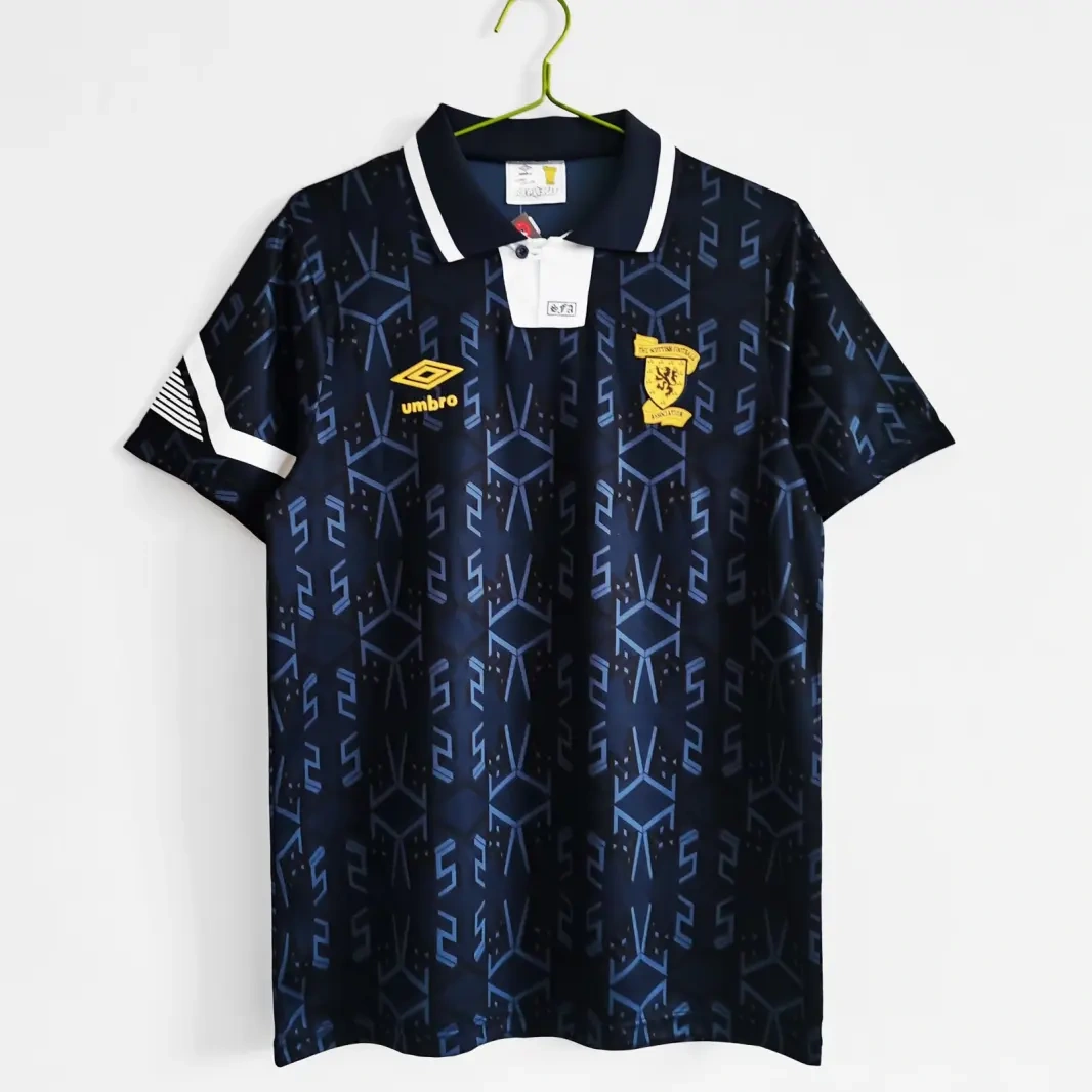 retro 1992-93 Scotland home retro football jersey Fan version