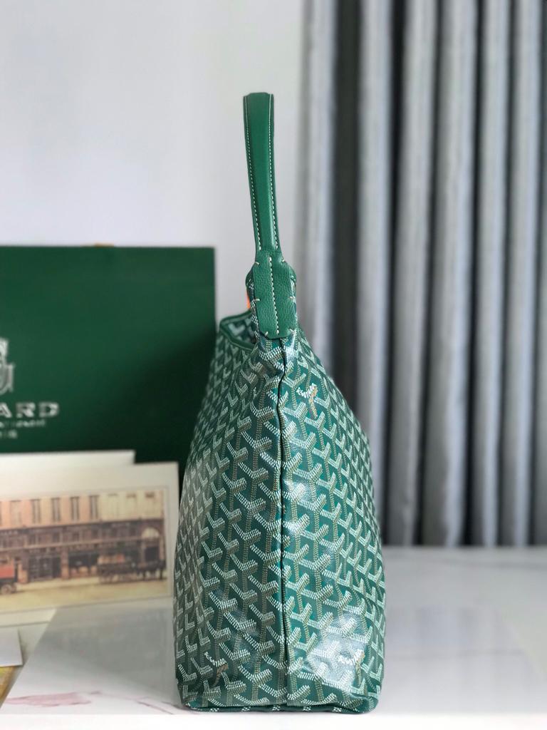 Goyard Hobo Boheme 42Cm Green Canvas