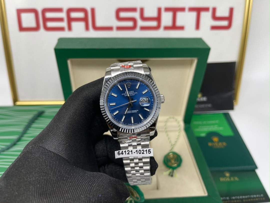 Rolex Datejust 41mm Blue Dial 126334 Jubilee