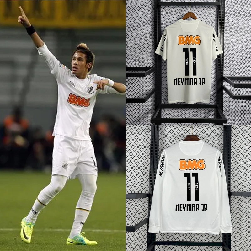 Retro 2011-12 Santos home Football jersey retro