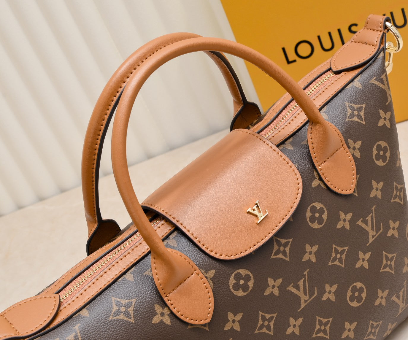 Louis Vuitton Tote Bag Monogram Canvas Brown 26Cm