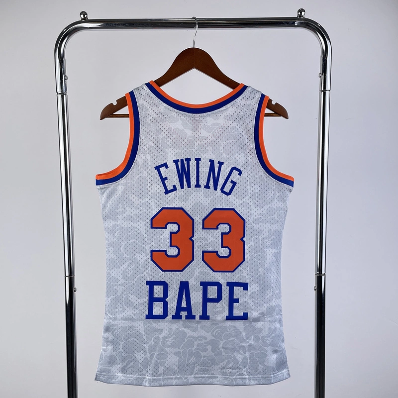 2023 New York Knicks 33 BAPE Basketball Jersey