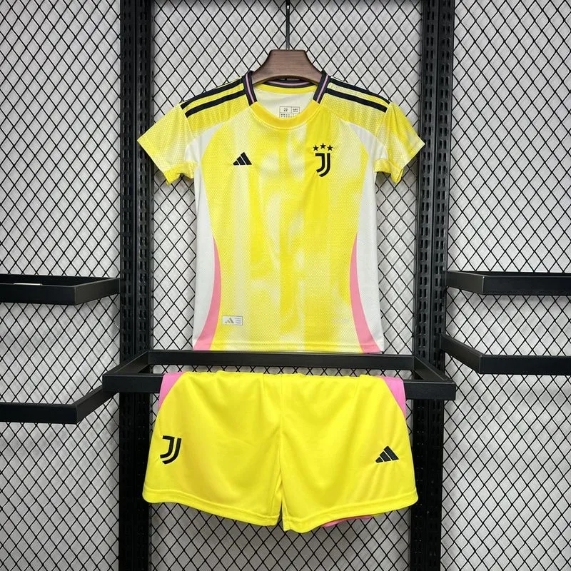 2024-25 Juventus Away  Kids Soccer Jersey