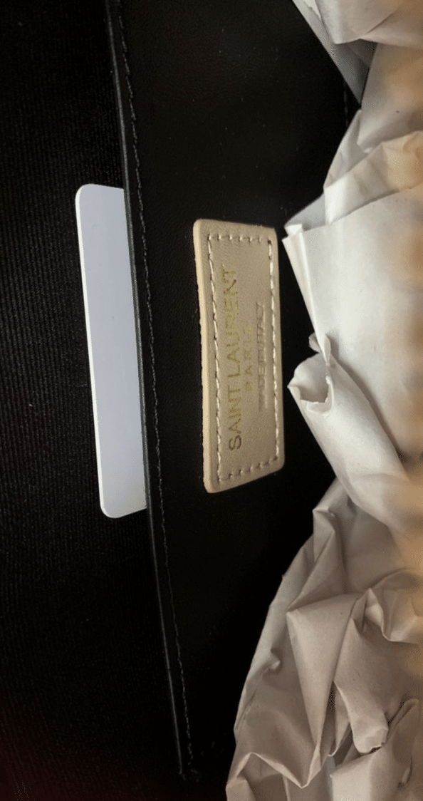 Saint Laurent Lou Camera Bag In Quilted Leather Beige Gold 23Cm