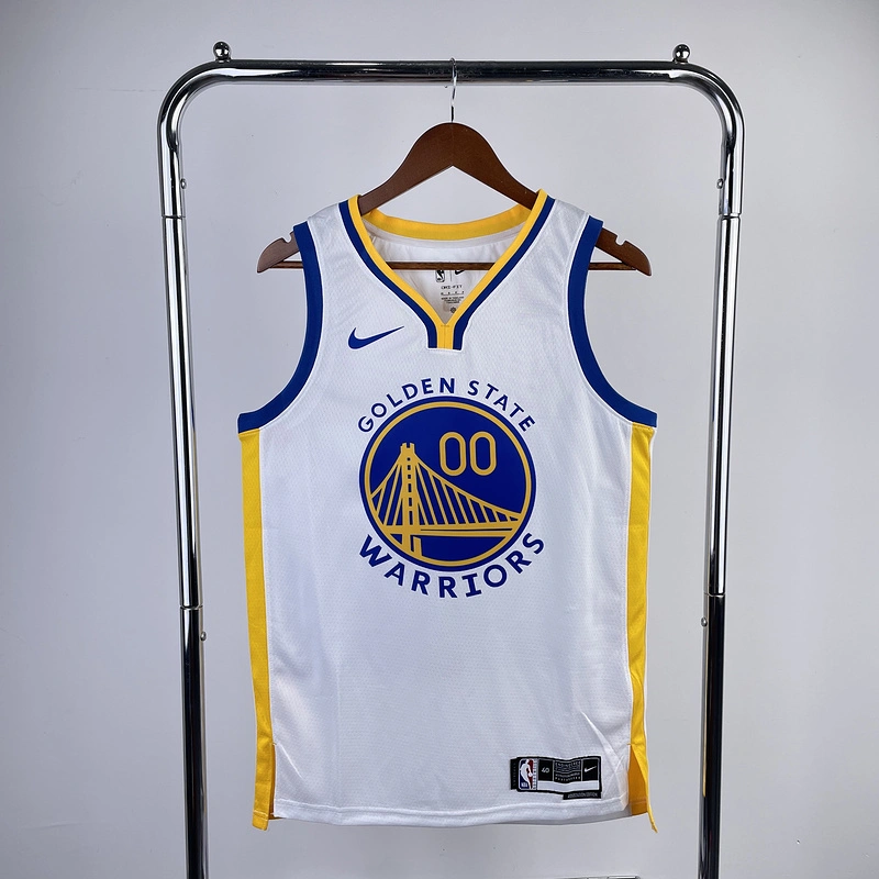 2023 NBA Golden State Warriors 00 KUMINGA Basketball Jersey