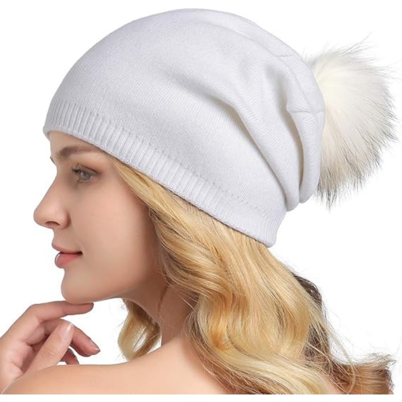 Women Knit Wool Beanie