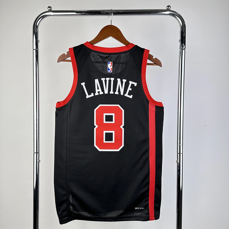 2024 NBA Chicago Bulls 8 LAVINE Basketball Jersey