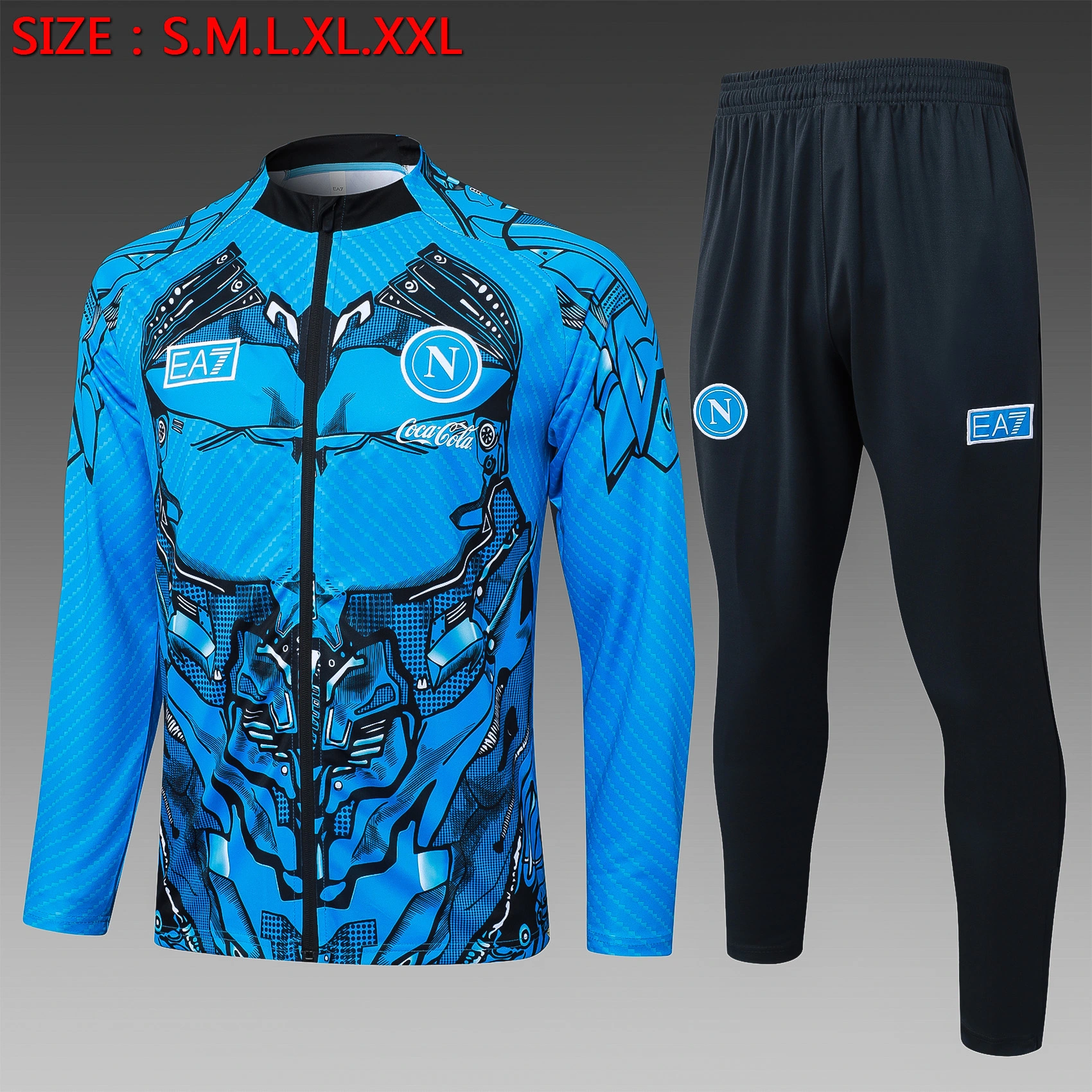 2025-26 Naples long-length jacket training suit