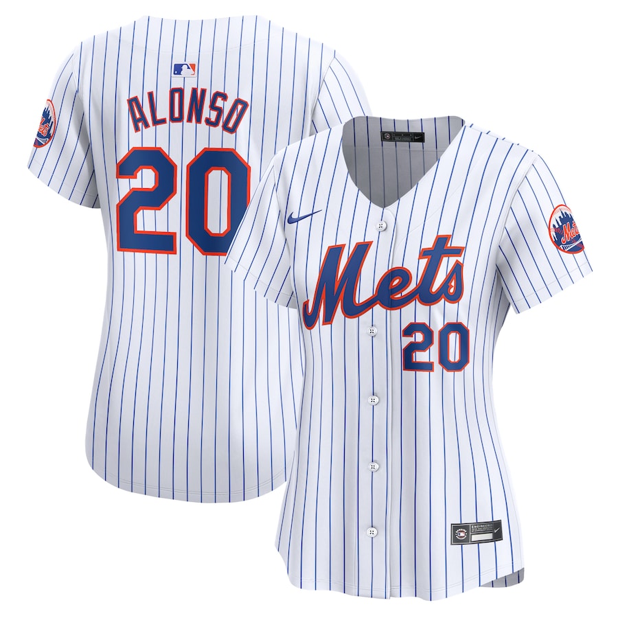 Pete Alonso New York Mets Women's Home Limited Player Jersey White