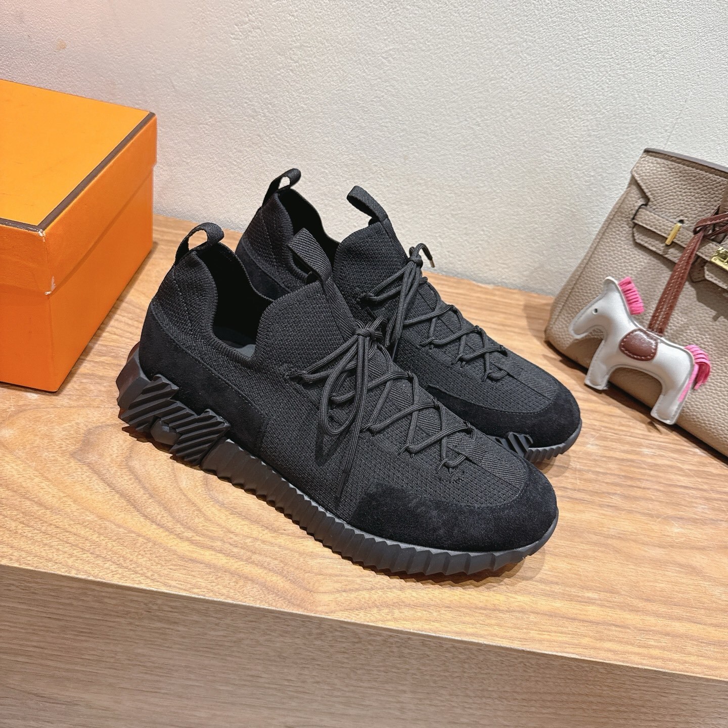 Hermès Day Sneaker Black- Shoes for Men