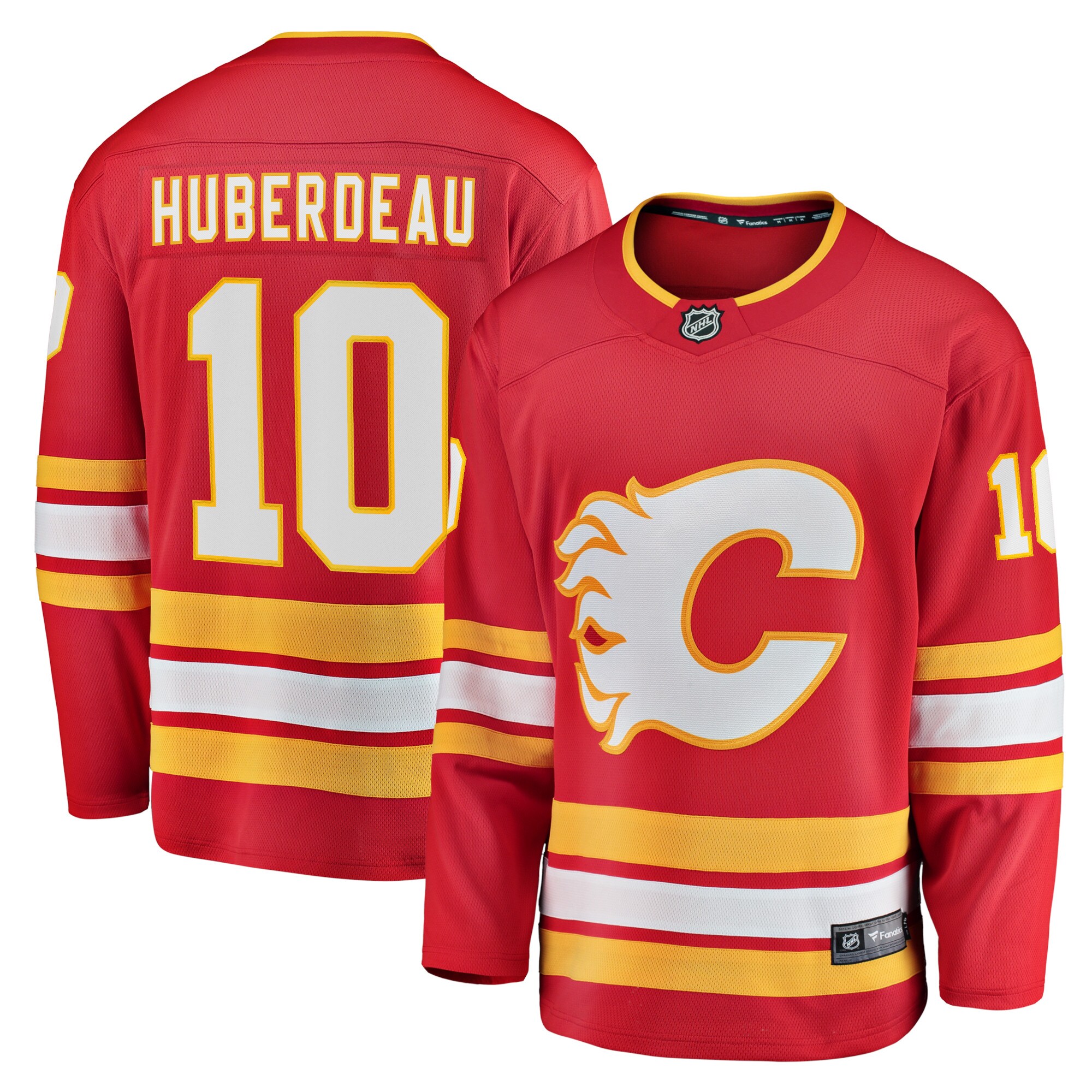 Jonathan Huberdeau Calgary Flames Fanatics Home Breakaway Player Jersey – Red