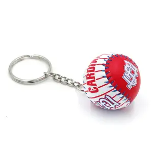 Baseball Keychain Pendant  St. Louis Cardinals Red