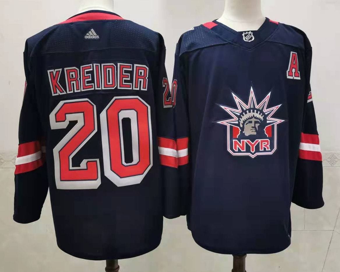 NHL New York Rangers KREIDER  # 20 Jersey