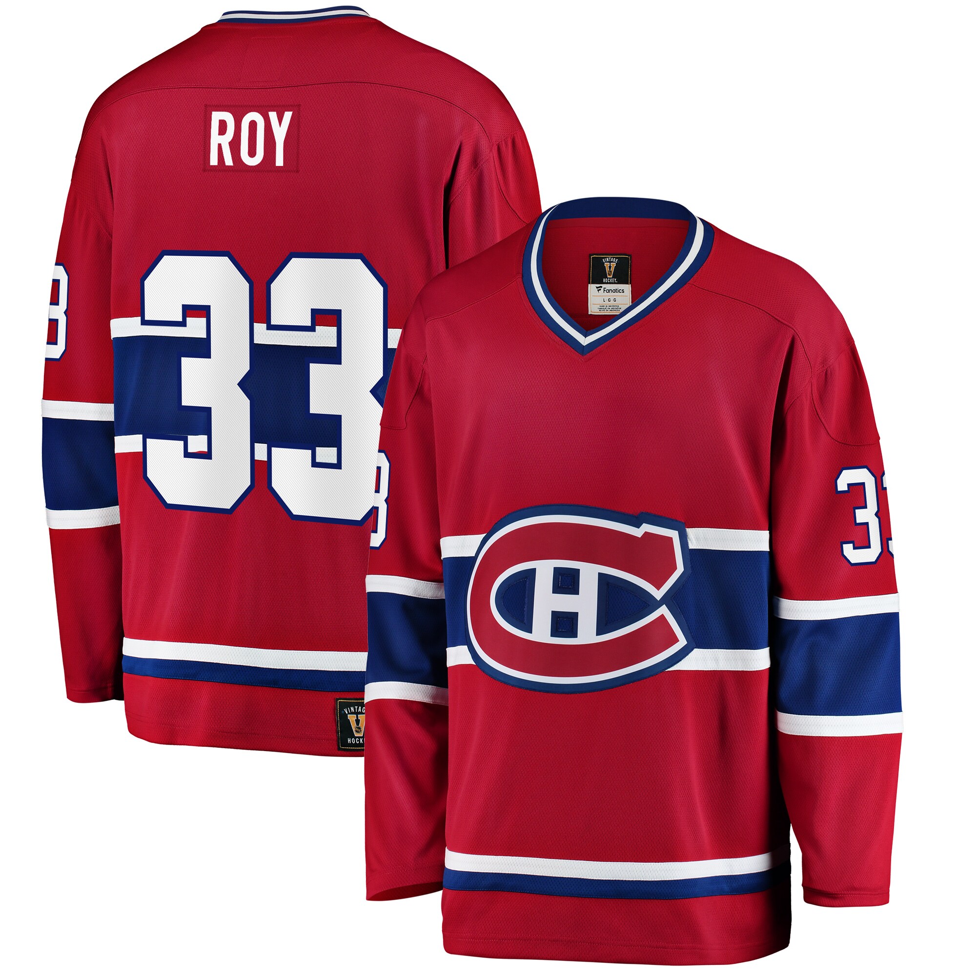 Patrick Roy Montreal Canadiens Fanatics Premier Breakaway Retired Player Jersey – Red