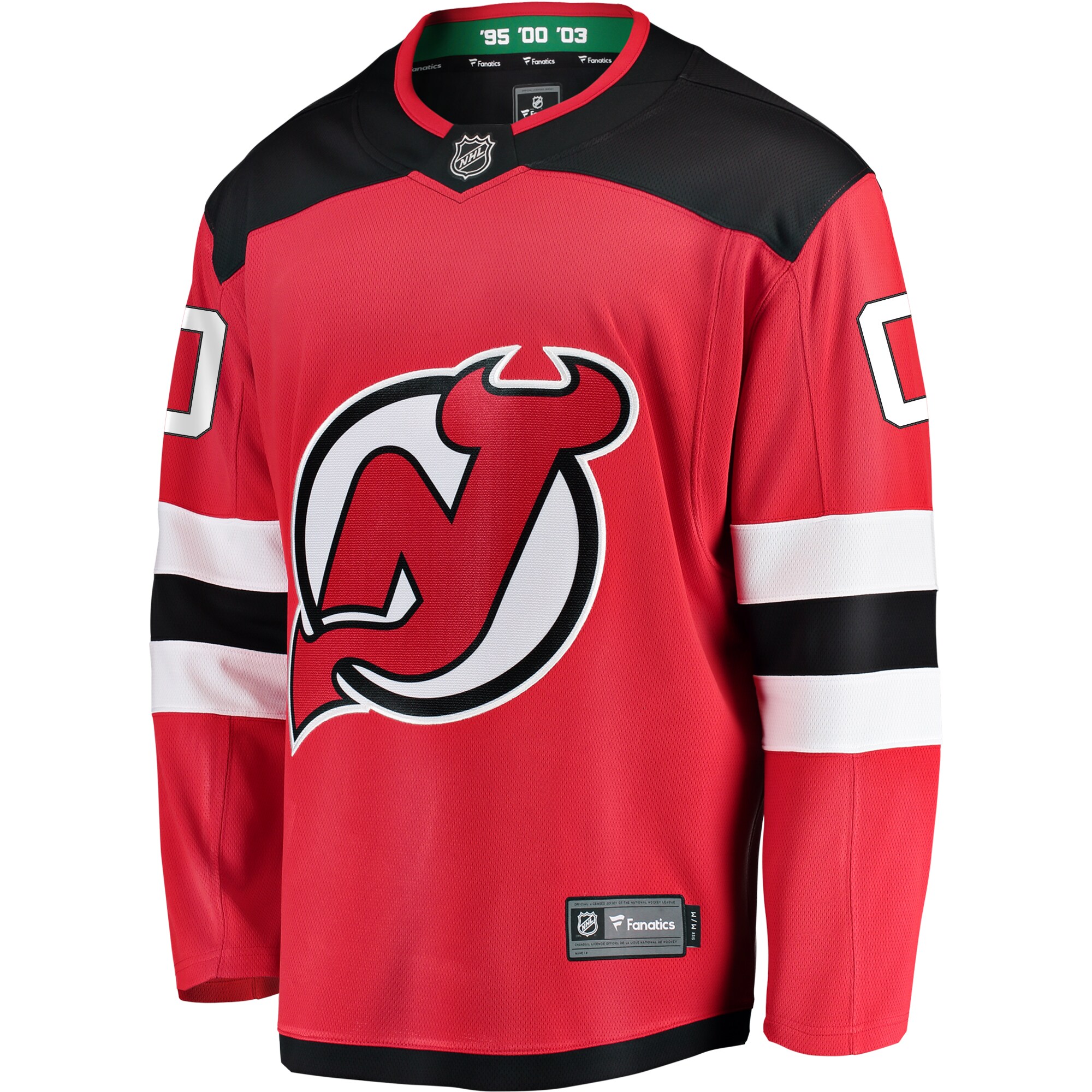 New Jersey Devils Fanatics Home Breakaway Custom Jersey – Red