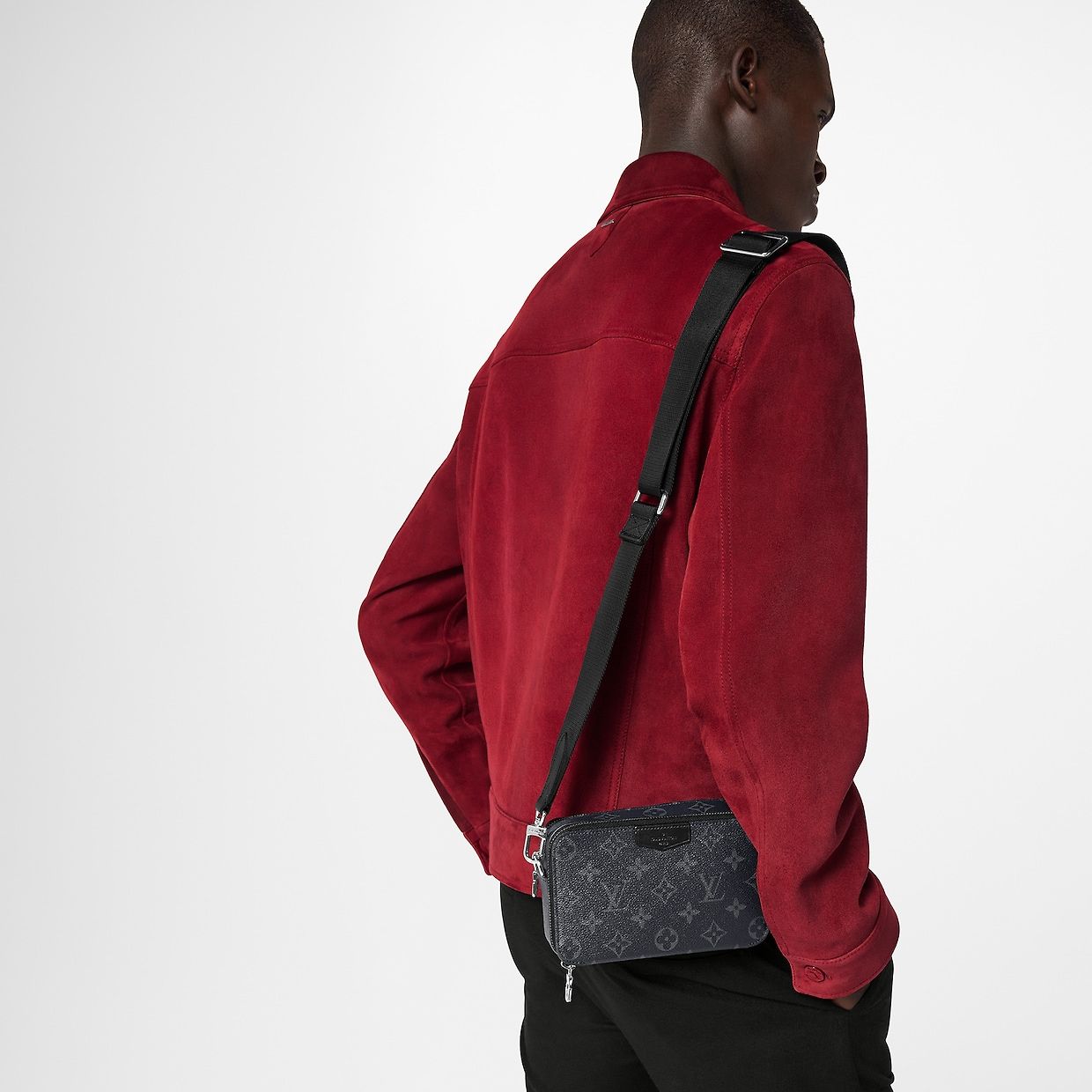 Louis Vuitton LV Alpha Wearable Black 18Cm