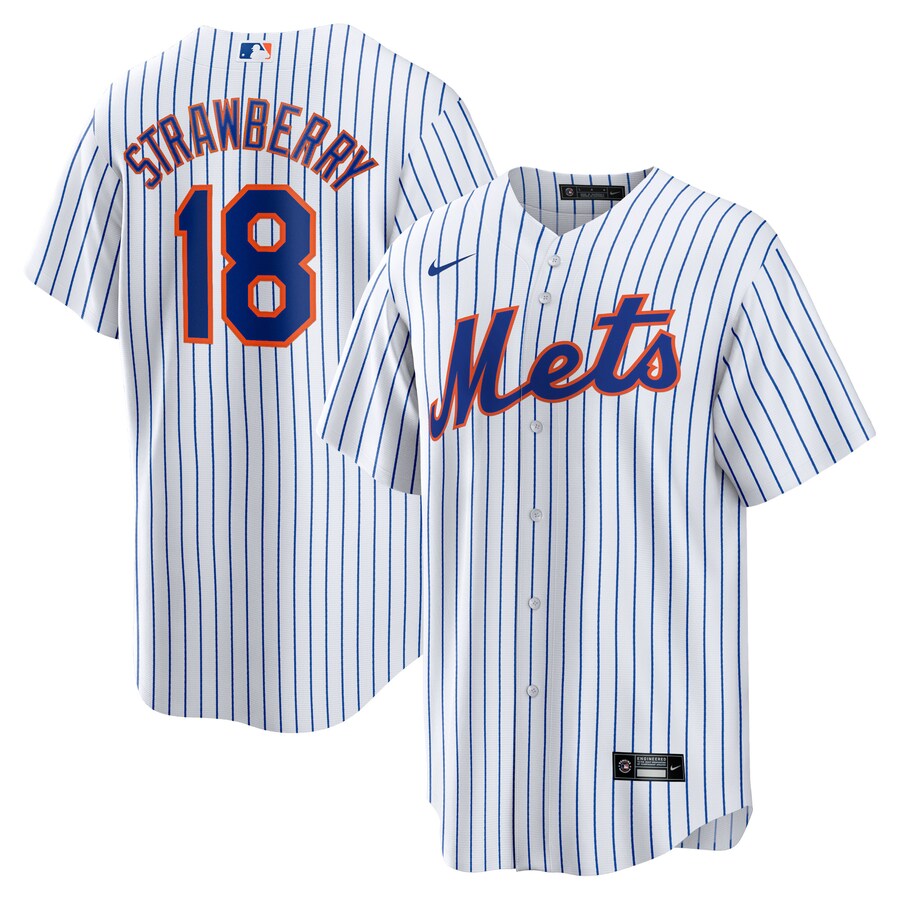 Darryl Strawberry New York Mets Home Player Jersey White