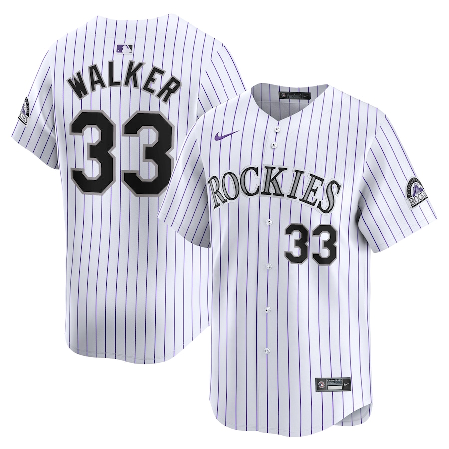 Larry Walker Colorado Rockies Home Limited Player Jersey White