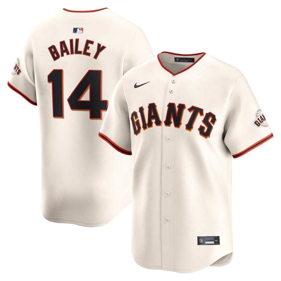 Patrick Bailey San Francisco Giants Home Limited Player Jersey Cream