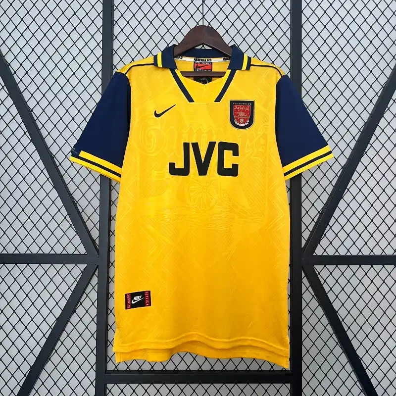 Retro 1996-97 Arsenal away BERGKAMP ADAMS WRIGHT Football jersey retro