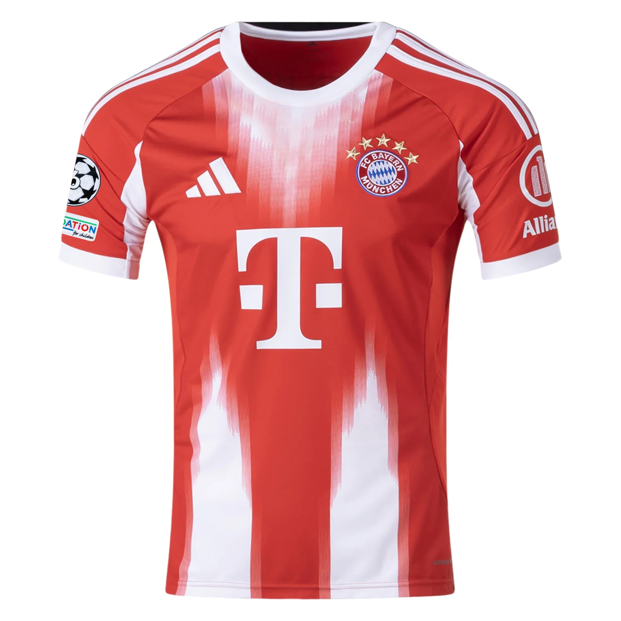 adidas Bayern Munich Harry Kane Home Jersey w/ Champions League Patches 25/26 (Red)
