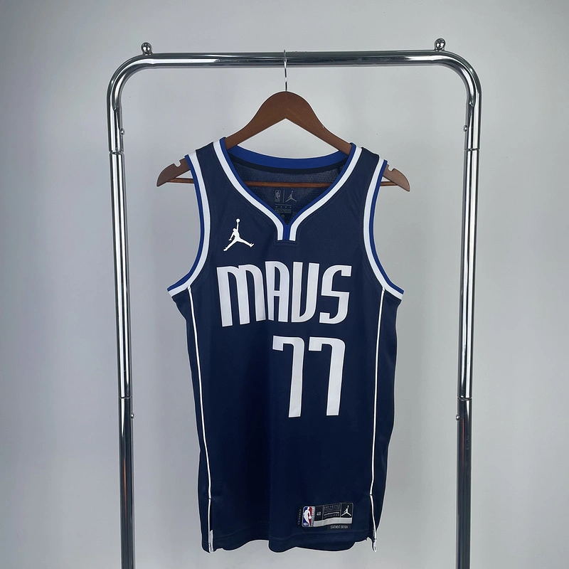 2023 NBA Dallas Mavericks 77 DONCIC Basketball Jersey