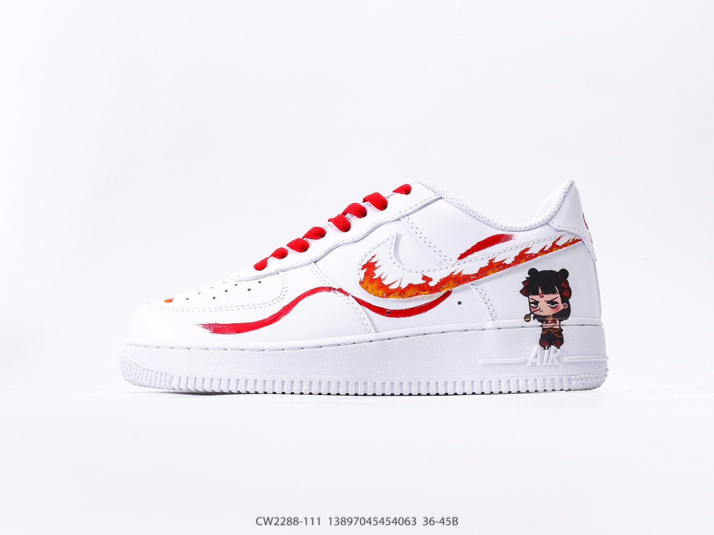 Nike Air Force 1 Low Nezha Flame Custom