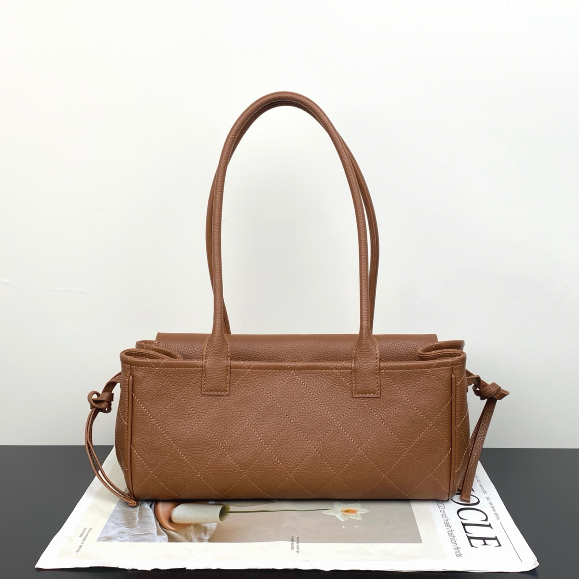 Chanel Urban Essential Tote Light Brown Caviar Gold Hardware 30cm/11.8in