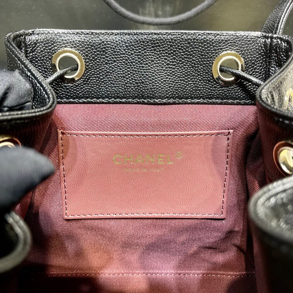 Chanel Business Affinity Mini Backpack in Black Caviar 25.4cm