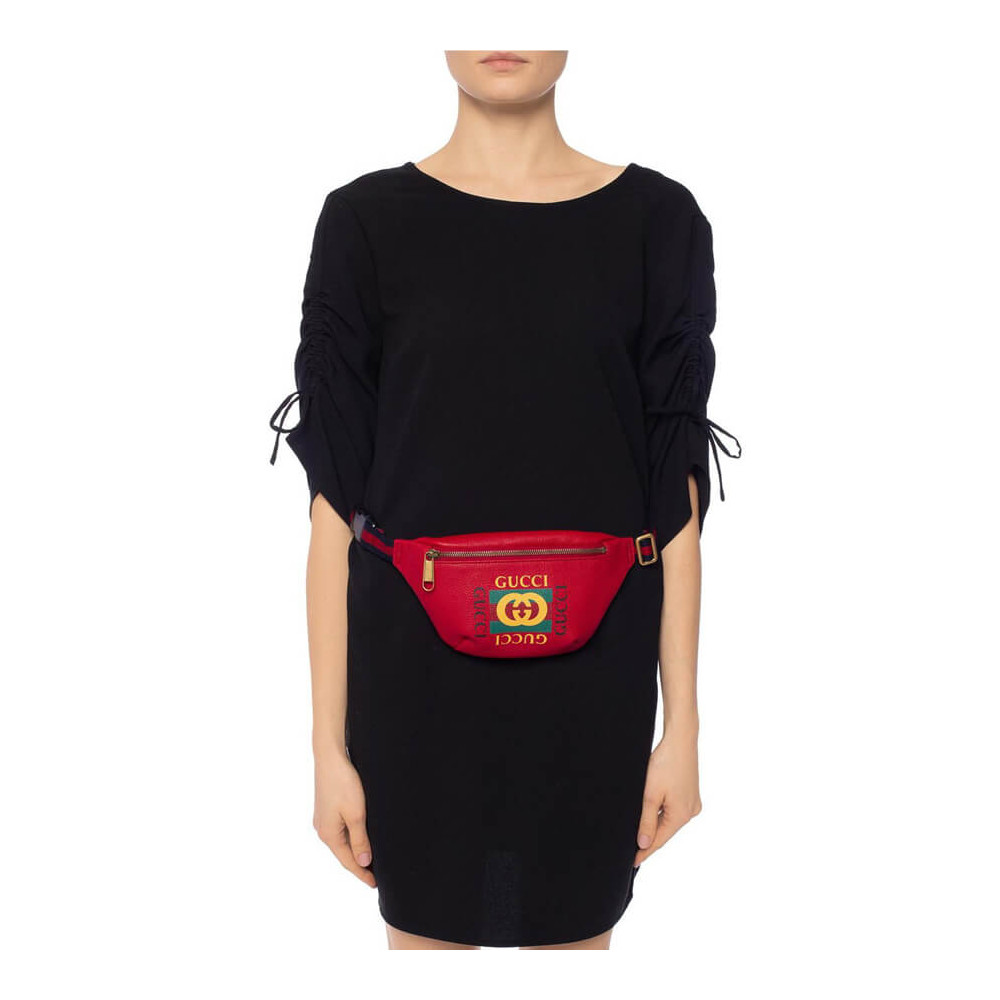 Gucci Coco Capitán Print Belt Bag Red