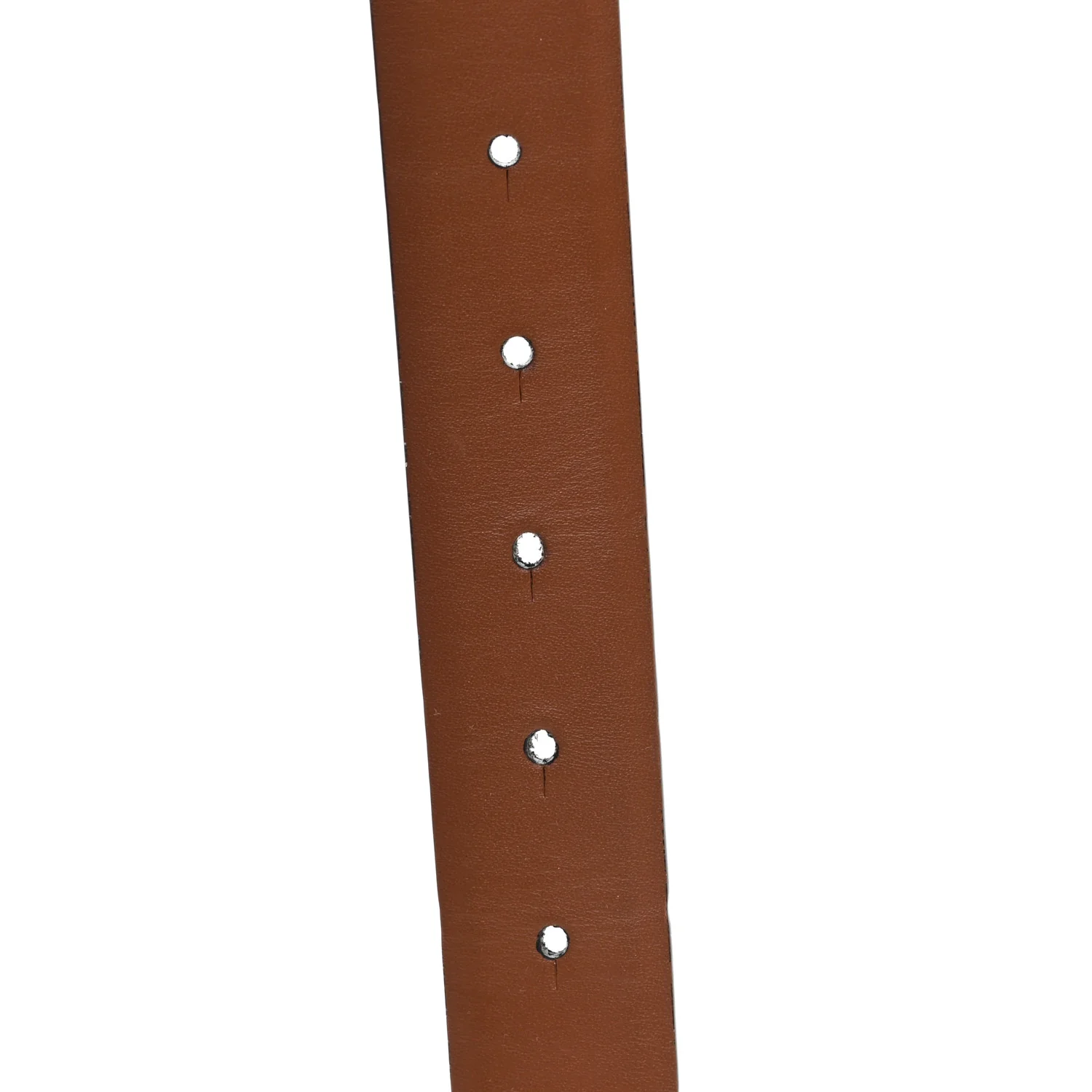 Glossy Calfskin VLogo Reversible 30mm Belt 85 34 Saddle Brown Black