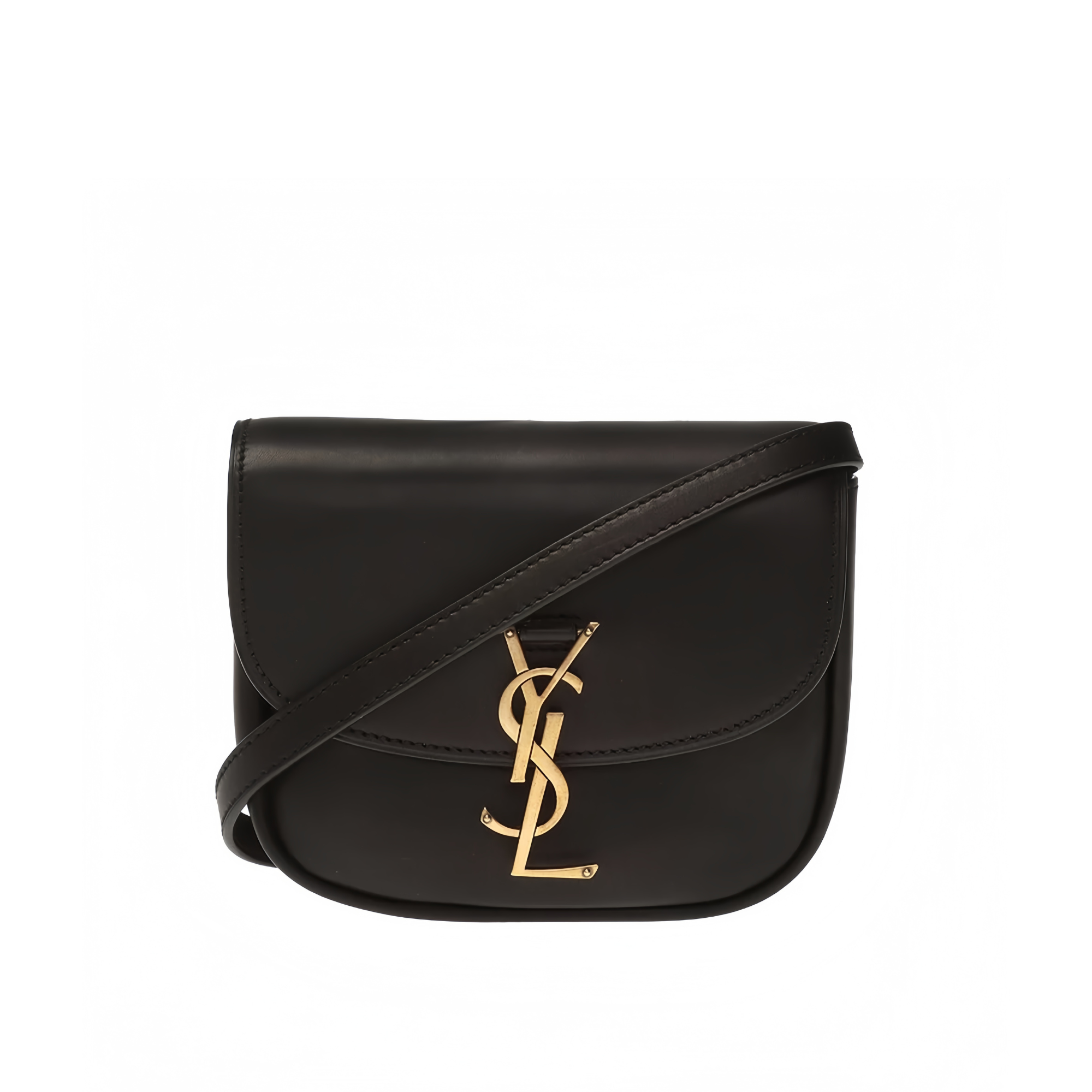 Saint Laurent Kaia Small Smooth Leather Black