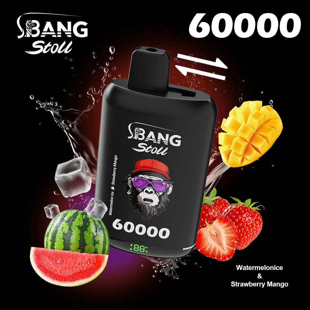 Bang Stoll 60K Puffs 2-in-1 Prefilled Vape | Dual Flavor, Rechargeable