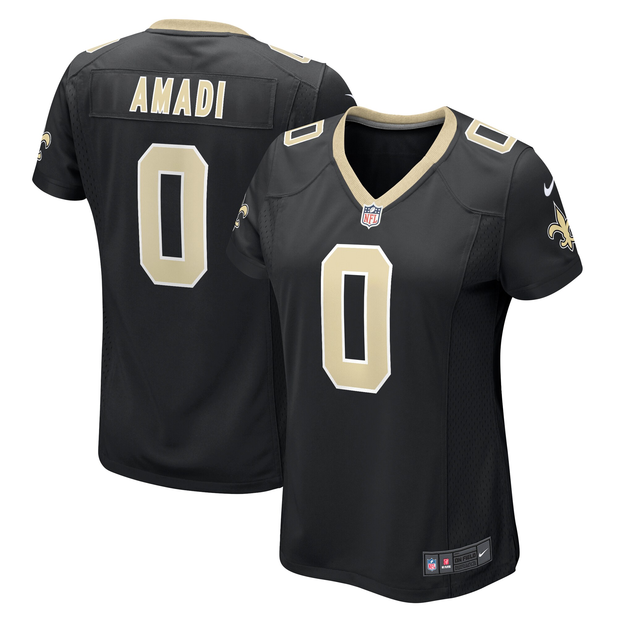 Ugo Amadi New Orleans Saints Nike Women's Team Game Jersey -  Black