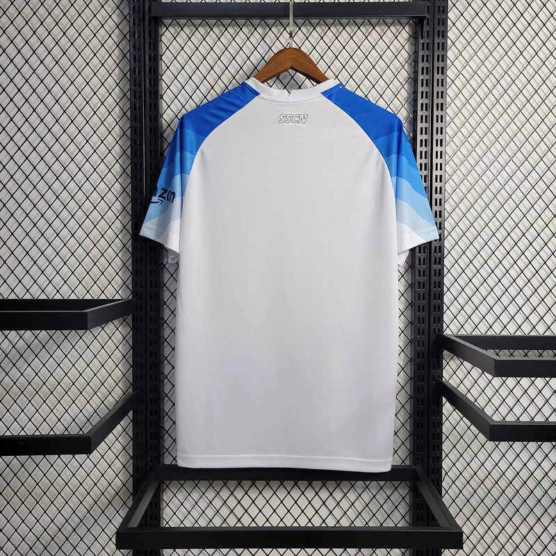 23-24 Napoli Champions Edition White Football jersey