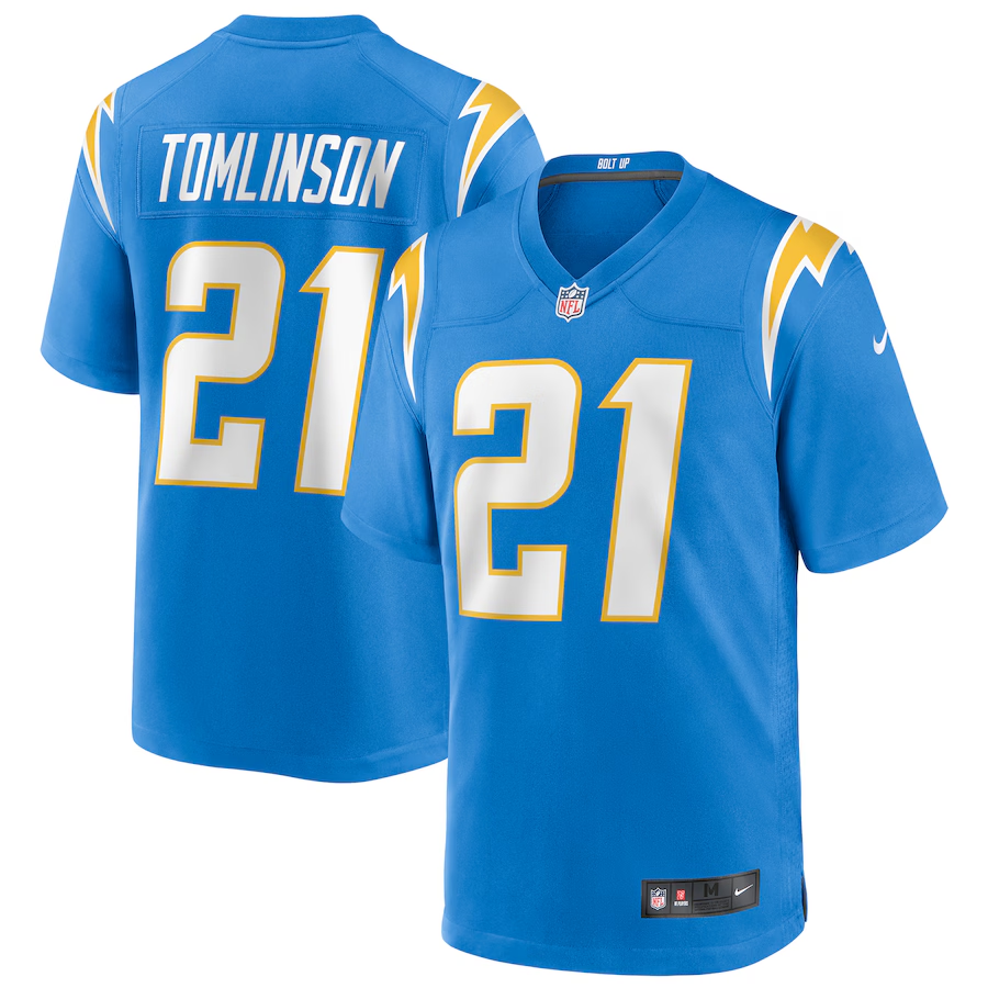 Los Angeles Chargers LaDainian Tomlinson Nike Powder Blue Game Retired Player Jersey
