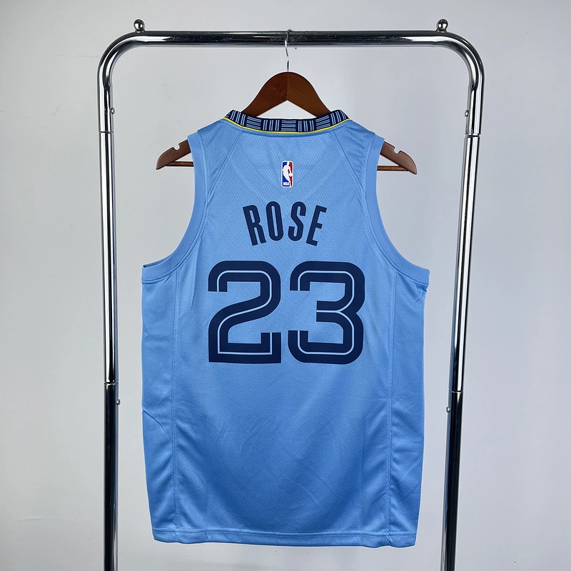 2021 NBA Memphis Grizzlies 23 ROSE Basketball Jersey