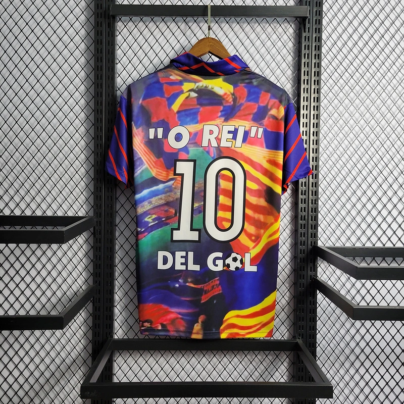 Retro FC Barcelona 1993-94 Romario Jersey   Football jersey retro