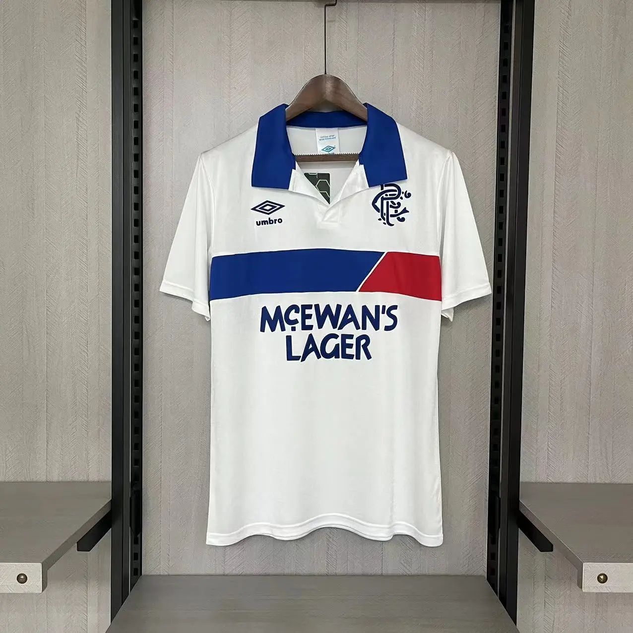 Retro 1994 Glasgow Rangers away football jersey Retro